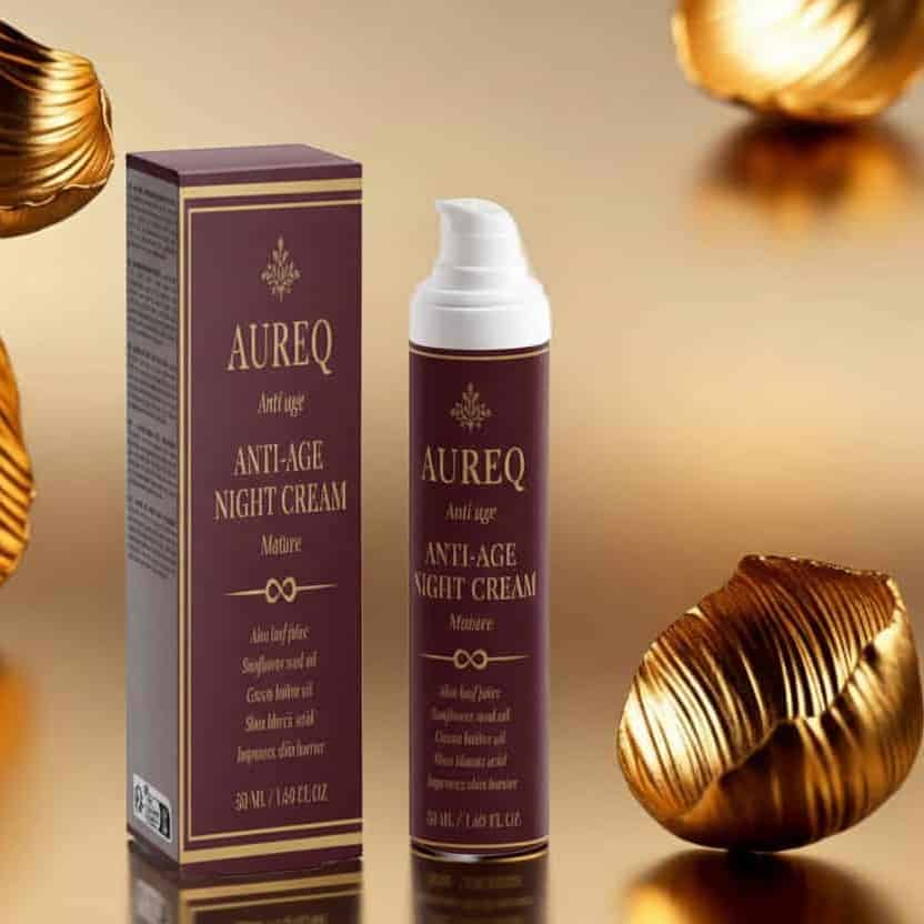 Organic anti-age night cream COSMOS certified with marine plankton 50ml